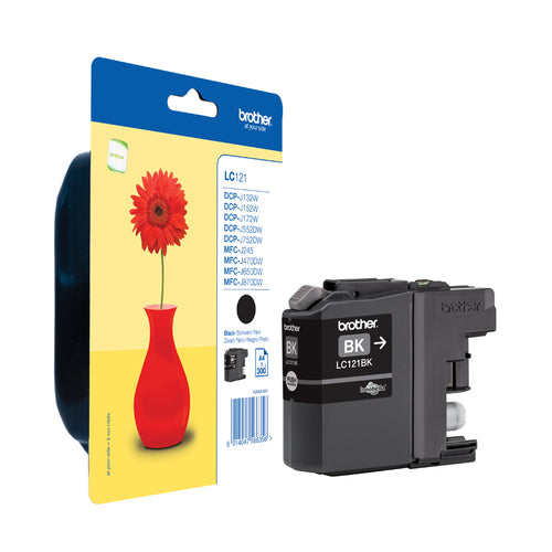 Brother LC-121BK ink cartridge Original Black Brother LC-121BK ink cartridge Original Black